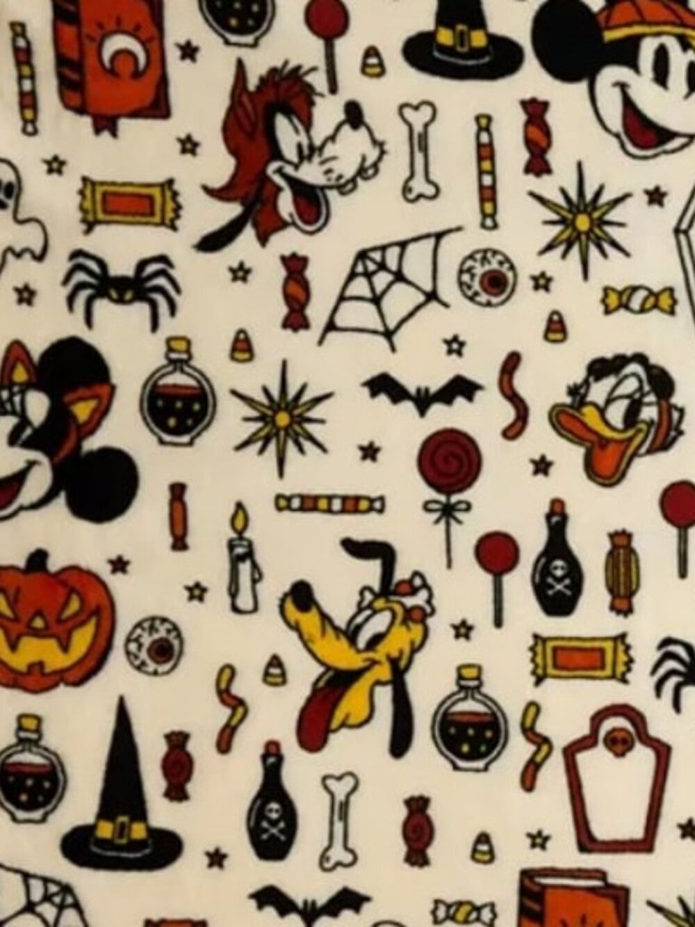 BNIP Disney MICKEY HALLOWEEN Fall 5x6 ft Oversized THROW BLANKET The Big One - Picture 4 of 12